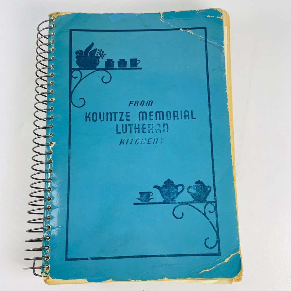 From Kountze Memorial Lutheran Kitchen 1947 Community Cookbook Vintage Omaha NE